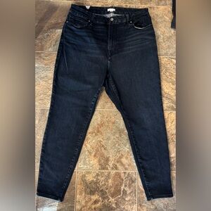 Good American Women's Skinny Jeans - Dark Blue